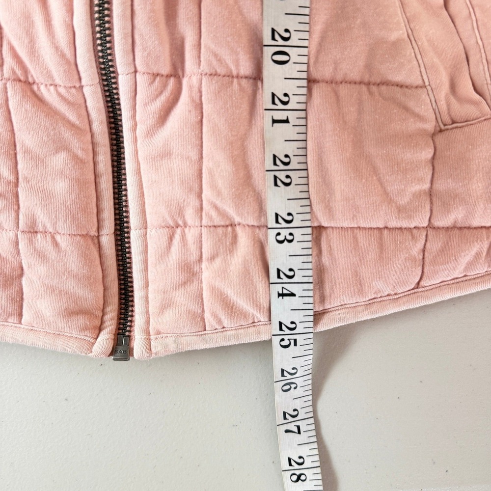 Maurices Dusty Rose Pink Quilted Mock Neck Full Zip Utility Barn Jacket M - Picture 7 of 8